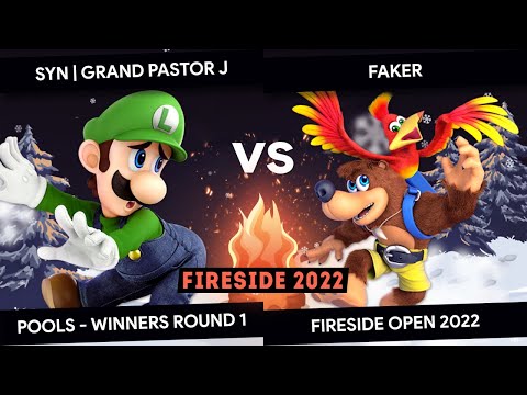 FIRESIDE OPEN 2022 - Grand Pastor J (Luigi) vs Faker (Banjo & Kazooie) - Pools - Winners Round 1