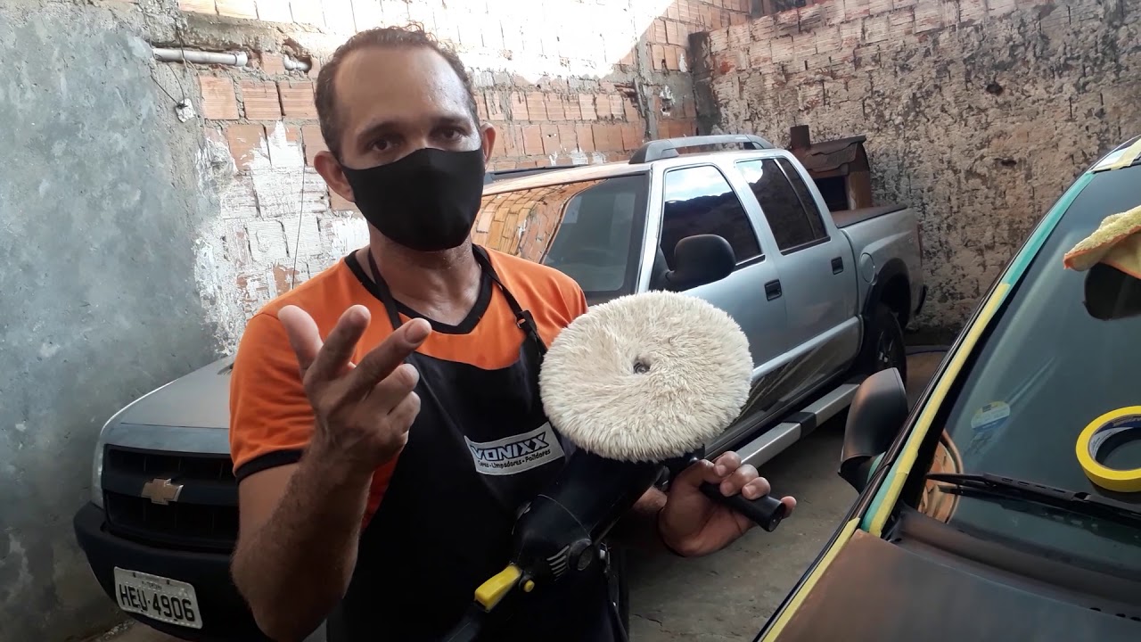 polimento em carro preto 2021com rotativa  #polimentoautomotivo