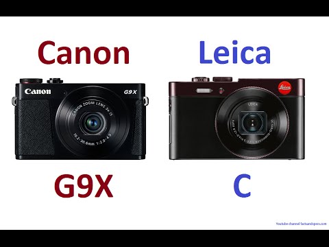 Canon PowerShot G9 X vs Leica C