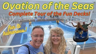 Ovation of the Seas Complete Ship Tour! Where All the Action Takes Place! Fun and Humorous!