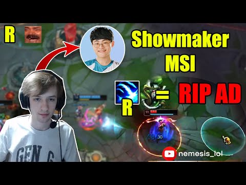 Nemesis pleases viewers using Xerath VS Lucian MiD | Xerath SHOWMAKER Nemesis stream higlights