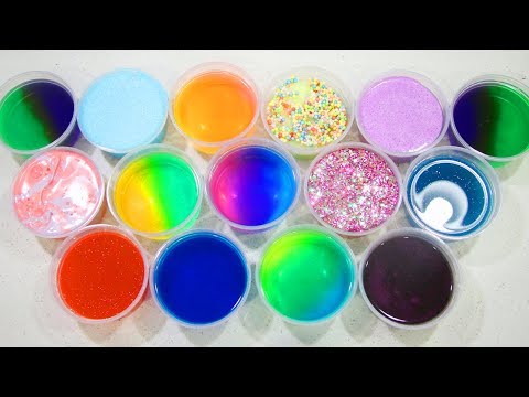 Mixing My Old Slime to Make Huge Galaxy Slime Smoothie!