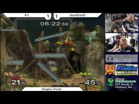 Mass Madness 30 SSBM - PJ (Fox, Falco) vs. bonfire10 (Sheik) - Melee Pools