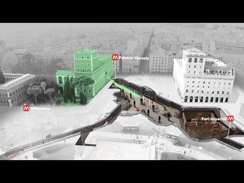 Metropolitana di Roma Linea C, la Stazione Piazza Venezia