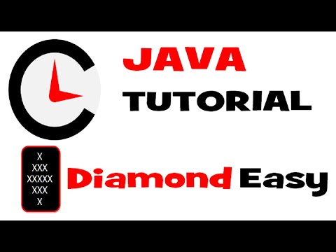 Minute Code Java Diamond Easy Way