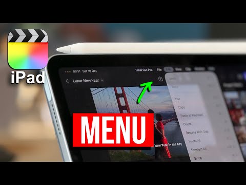 iPadOS26 Menu Bar: The Game Changer for Final Cut Pro for iPad!