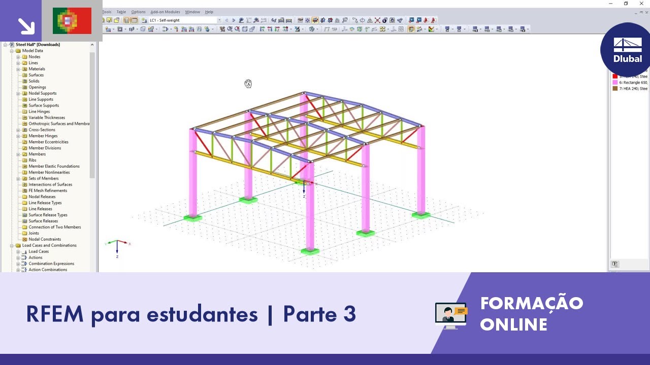 Formação online | RFEM para estudantes | Parte 3