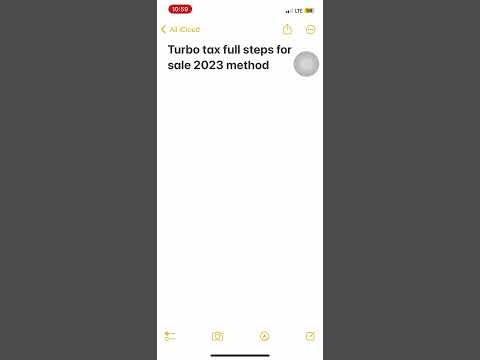 Turbo tax method 2023