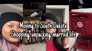 Moving Vlog | Moving to South Dakota | Military Wife | Unpacking, grocery haul, cleaning