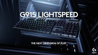 Logitech G915 Lightspeed Wireless RGB Mechanical GL Tactile (920-008909) - відео 1