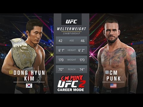 CM Punk UFC 2 My Career Mode - Ep. 7 - "KIM V PUNK 2!!"