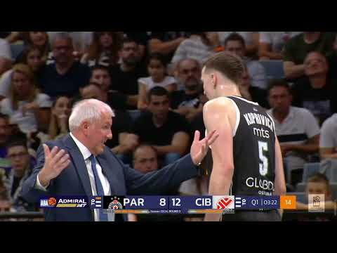 AdmiralBet ABA League 2023/24, Round 3 match: Partizan Mozzart Bet - Cibona (14.10.2023)