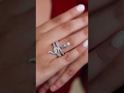 White swarovski zircon silver 925 star of david pendant set,...