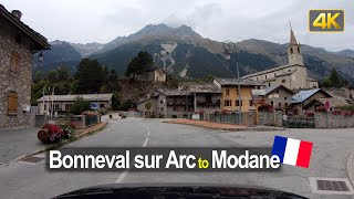 Driving from Bonneval sur Arc to Modane, France 🇫🇷