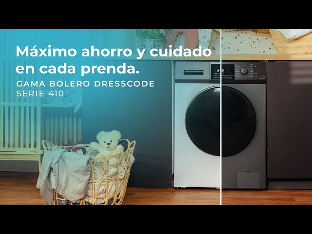 Cecotec Bolero Dresscode 8410 Inverter Steel Lavadora Carga Frontal 8Kg A Acero Inoxidable video