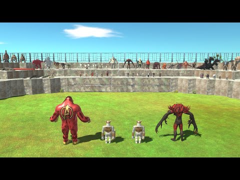 2× Ghor Hammer + Scourge + Goro The Giant  VS  Every Faction - Animal Revolt Battle Simulator ARBS