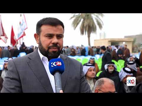 محافظة ذي قار تشهد وقفة احتجاجية على قرار حكومي بأخذ اراضيهم الزراعية 