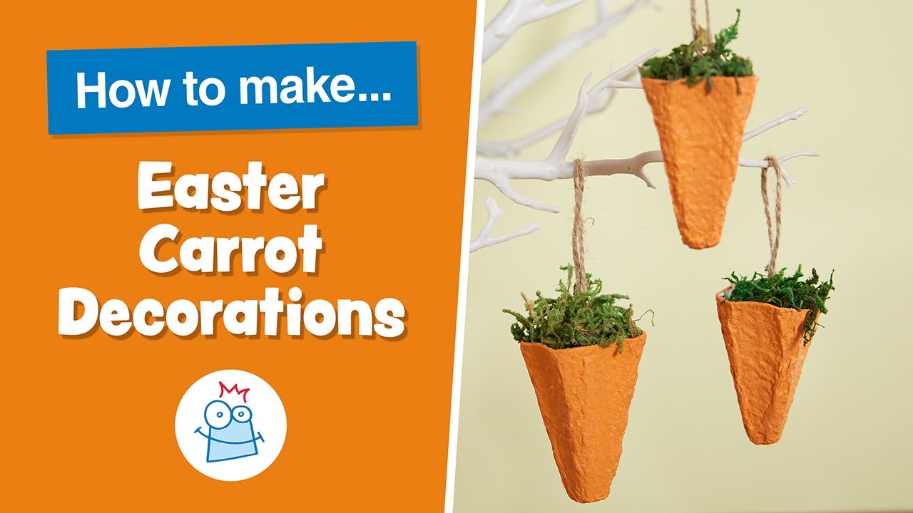 How To Make Easter Carrot Decorations | Baker Ross