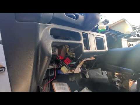Honda crx dashboard removal
