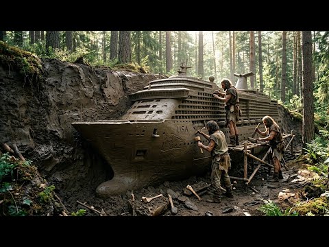 Primitive Technology: Amazing Underground Pool Villa Build! 💧🏡