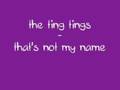 The Ting Tings - That's Not My Name 