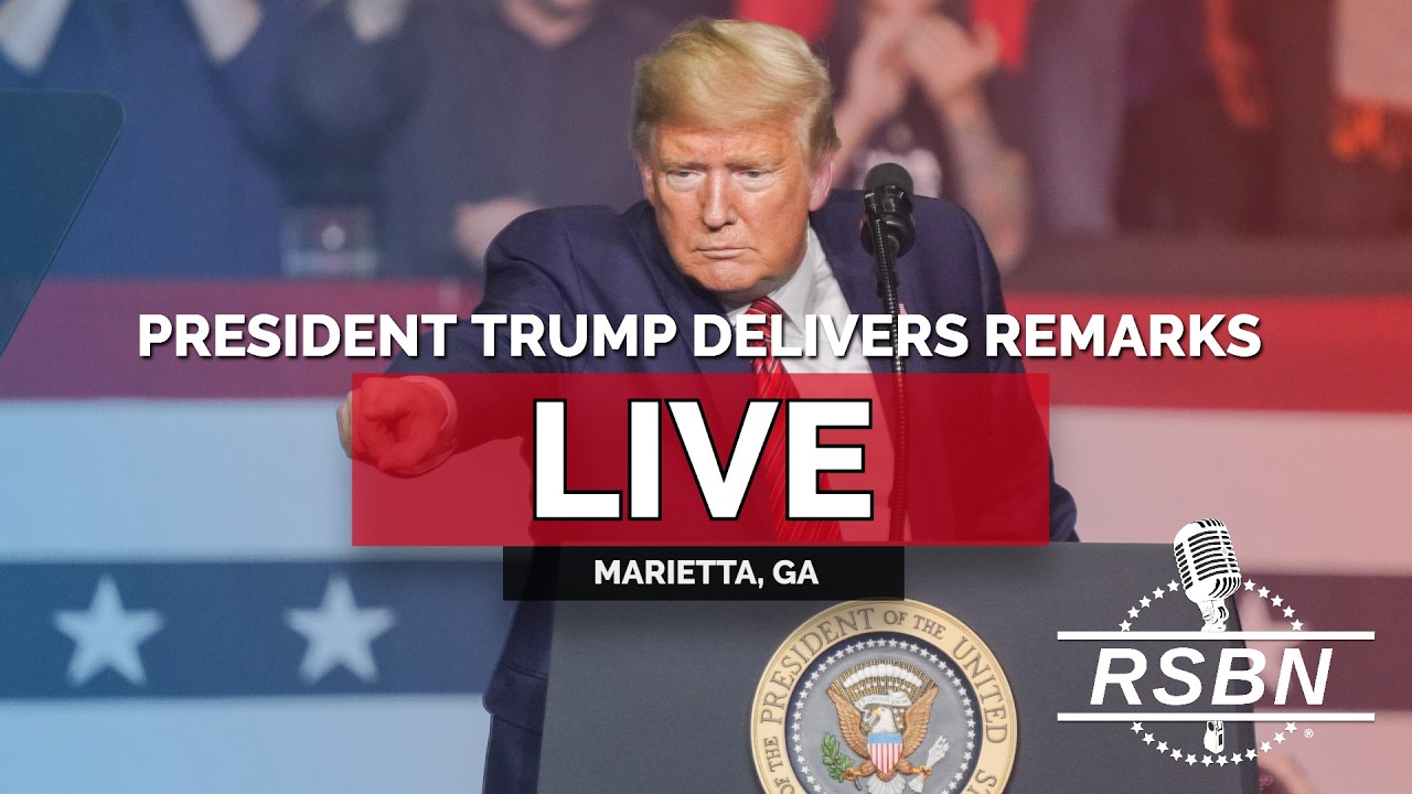 LIVE: President Trump Delivers Remarks in Marietta, GA - 07/22/26