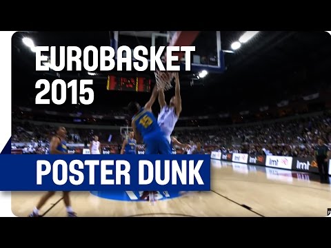 Berzins Posterizes Krutous! - EuroBasket 2015