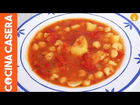 Recetas de Sopa de garbanzos
