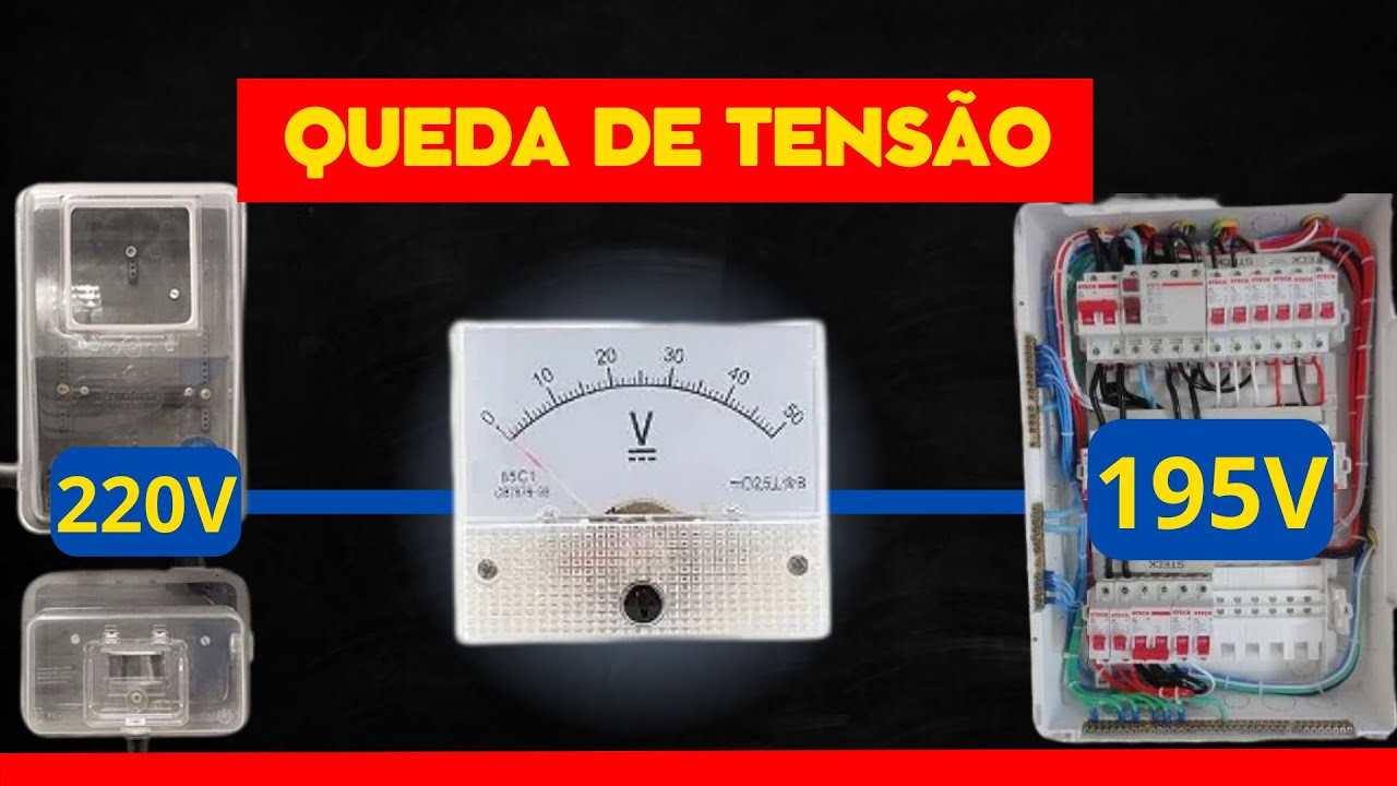 QUEDA DE TENSÃO NO CIRCUITO GERAL! COMO CALCULAR?