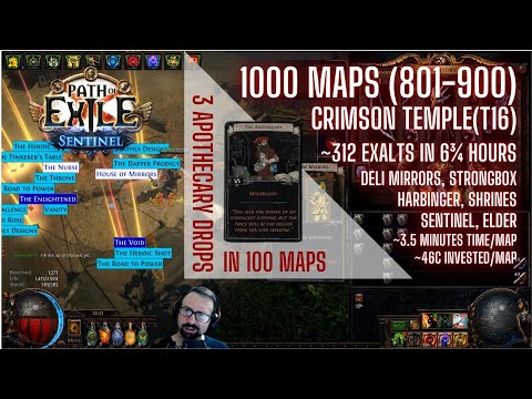 MAPS 801-900 [TAKE NINE] of Hunting the Apothecary - Preparation & (Personal) Results (46ex/hour)