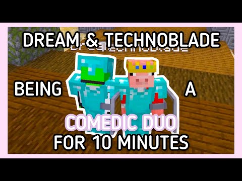 Dream und Technoblade als Comedy-Duo für 10 Minuten