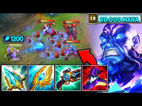 What happens when Ryze hits 10,000 Mana and 1200 AP? (HINT: HE ONE SHOTS YOU)