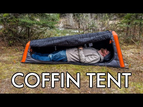 Overnight in a Tiny Insulated Tent | Not for the Claustrophobic!