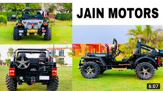 NEW OPEN MODIFIED JEEP _ 2022 NEW CREATION BLACK _ CHORME COLUR _ FOR ORDER CONTACT 8221888008