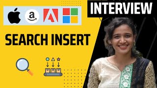 YouTube video 'Search Insert Position | Java | Leetcode 35 | Binary Search'