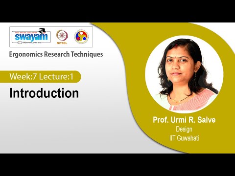 Ergonomics Research Techniques Introduction Video