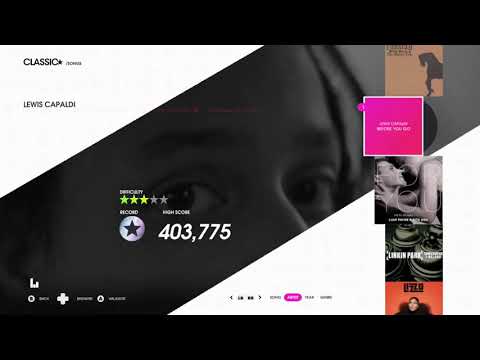 Let’s Sing 2021 - Menu Scrolling