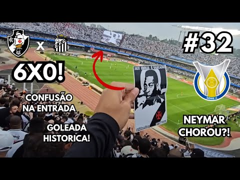GOLEADA HISTORICA E NEYMAR CHORANDO | Santos 0 x 6 VASCO | De Sorte a Sul #32
