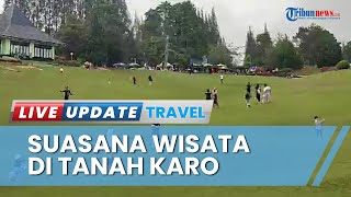 Libur Nataru, Wisatawan Banjiri Objek Wisata di Tanah Karo & Nikmati Sejuknya Udara di Berastagi