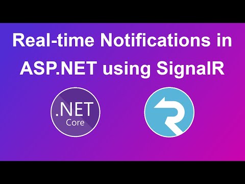 SignalR: Send Real-Time Notifications in ASP.NET Core Web Applications using SignalR (.NET 9)