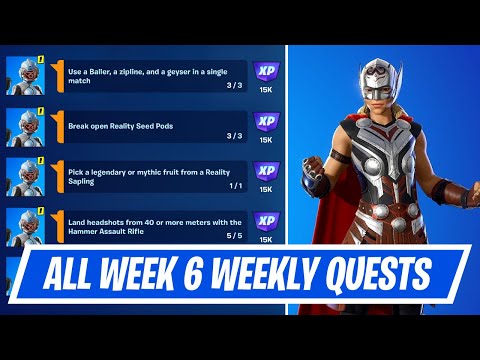 Fortnite Week 6 Quests Guide - How to complete Week 6 Weekly Challenges in Chapter 3 Season 3