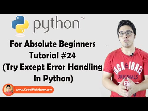 Try Except Exception Handling In Python | Python Tutorials For Absolute Beginners In Hindi 24