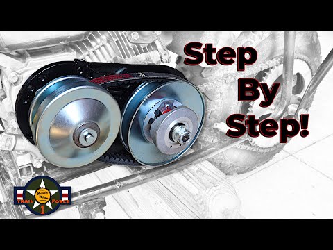 Coleman Mini Bike Torque Converter Install