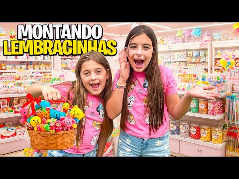 VLOG SETTING UP THE PARTY FAVORS FOR LAURINHA'S 12TH BIRTHDAY PARTY *Shopping day