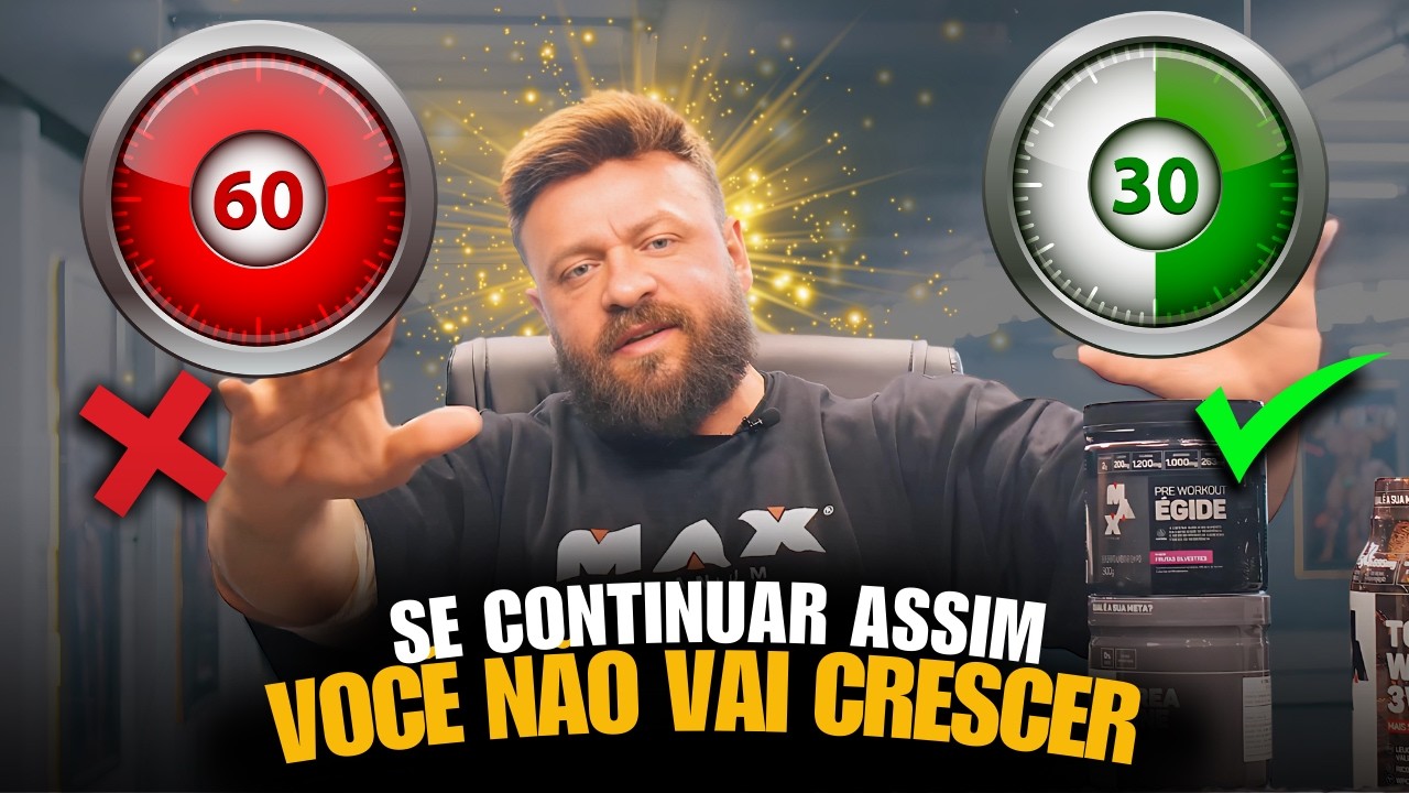 COMO REDUZIR O TEMPO NA ACADEMIA E TER MAIS CRESCIMENTO