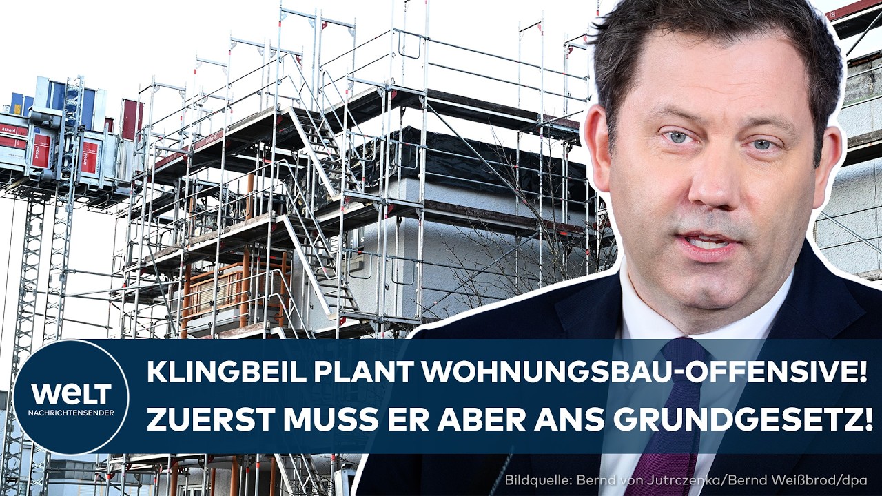 DEUTSCHLAND: Kampf gegen Wohnungsnot! Jetzt will Lars Klingbeil ans Grundgesetz!