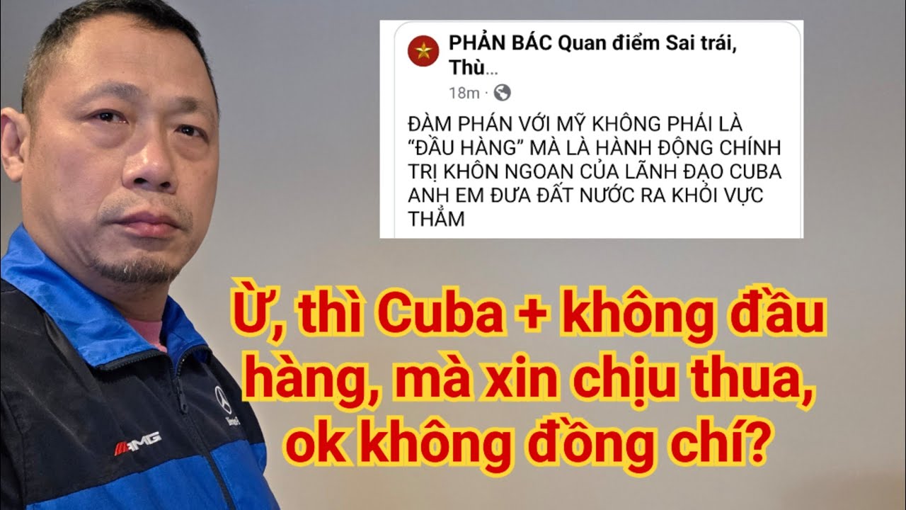 Chủ tịch nước Cuba tuyên bố chế độ Cuba + giải thể ?