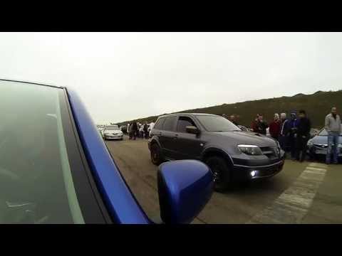 EVO X MHI TF06-18K vs Outlander Turbo GTX3076R [Roll On]