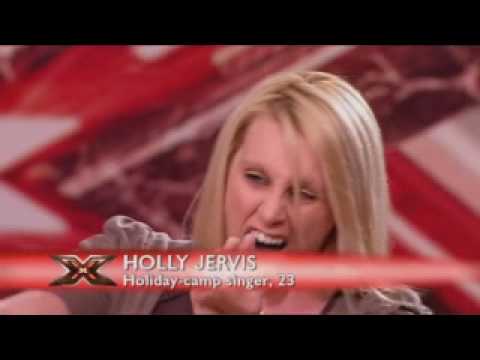 THE X FACTOR 2008 - Holly Gervis (Cave Mouth!)