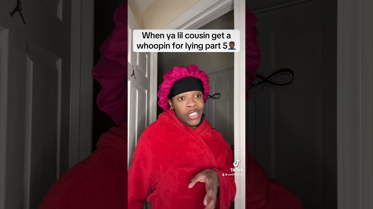 When ya lil cousin get a whoopin for lying part 5🤦🏾‍♂️#viral